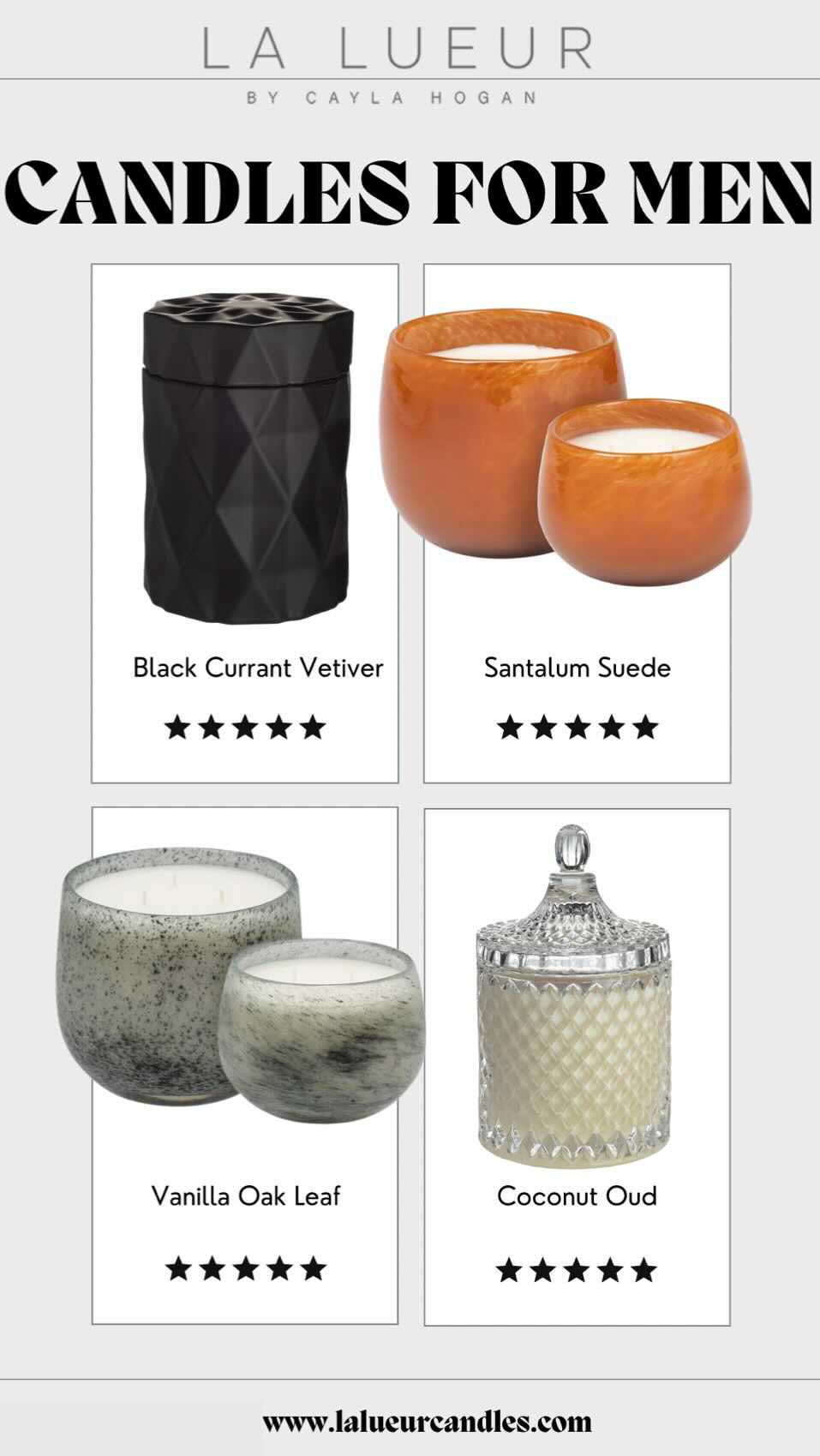 Best Scented Candles for Men La Lueur