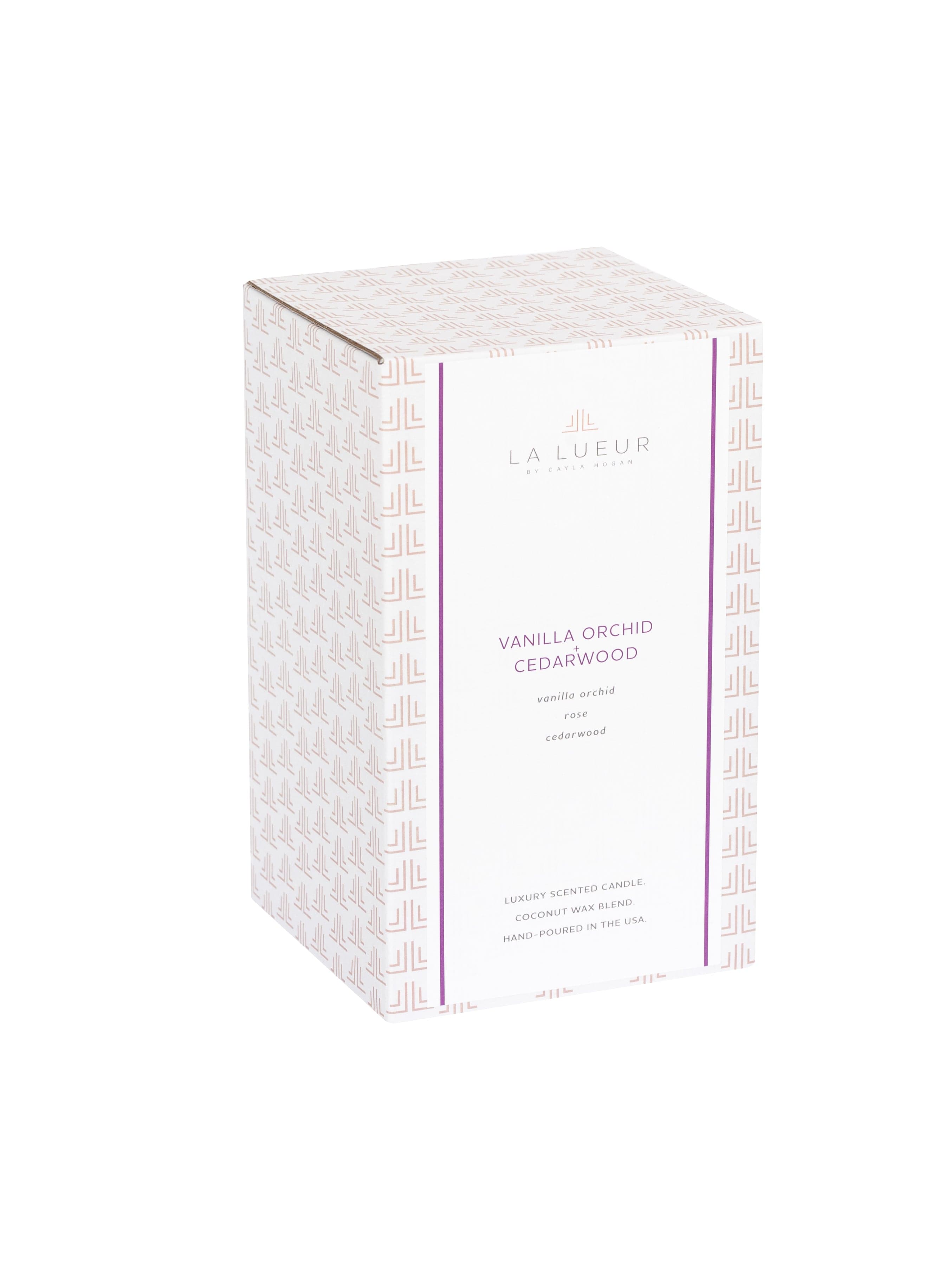 Vanilla Orchid + Cedarwood | Luxury Coconut Wax Candle – La